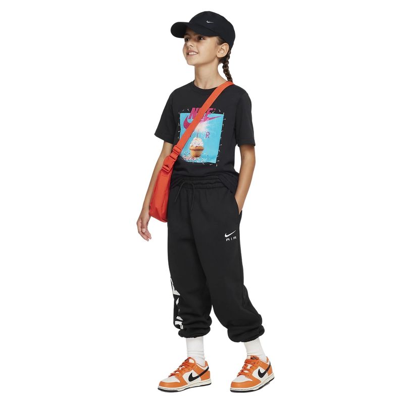 Camiseta Nike Sportswear Tee Photo Infantil - Preto