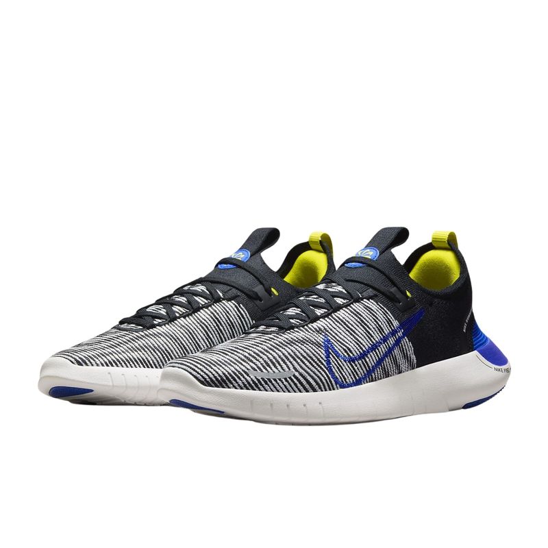 Tênis Nike Free Rn Nn Flyknit Masculino - Preto/Azul