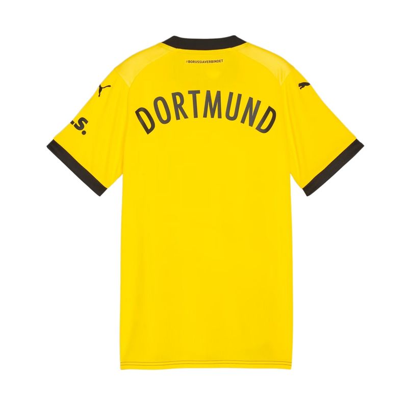 Camisa-Borussia-Dortmund-23-24-Puma-Home-Infantil---Amarela-Preta