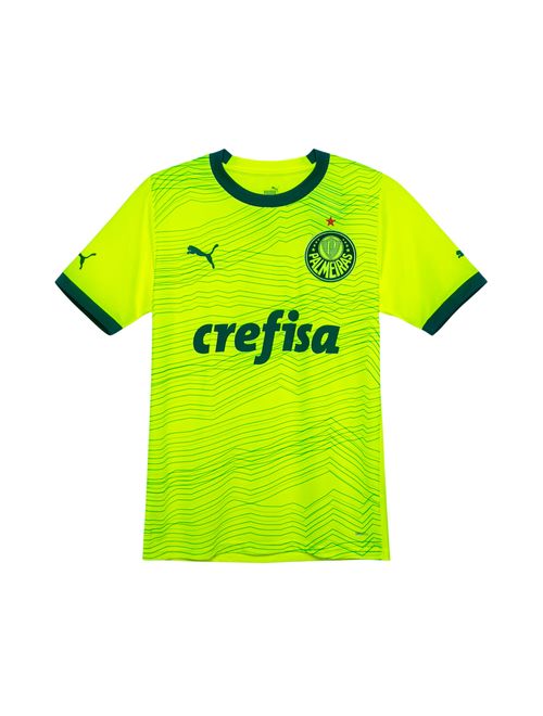 Camisa Palmeiras III 23/24 Puma Torcedor Masculina - Verde Limão