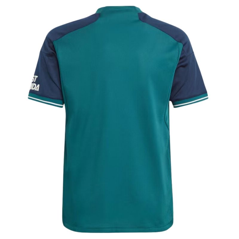Camisa Arsenal III 23/24 Adidas Infantil - Verde/Azul
