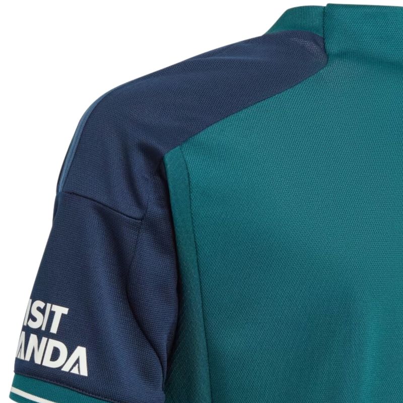 Camisa Arsenal III 23/24 Adidas Infantil - Verde/Azul