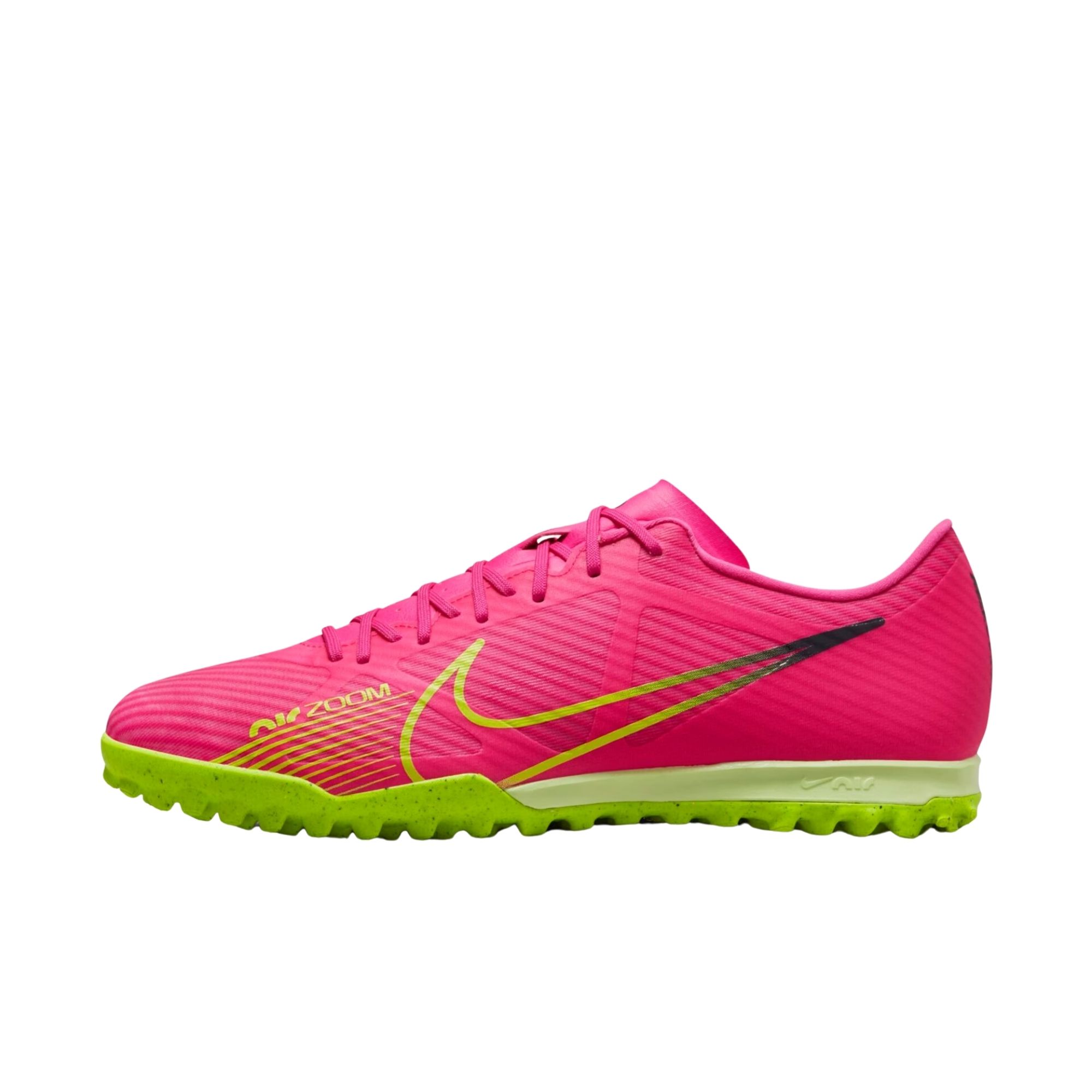 Chuteira Society Nike Zoom Mercurial Vapor 15 Academy Masculina Rosa Verde Bayard Esportes