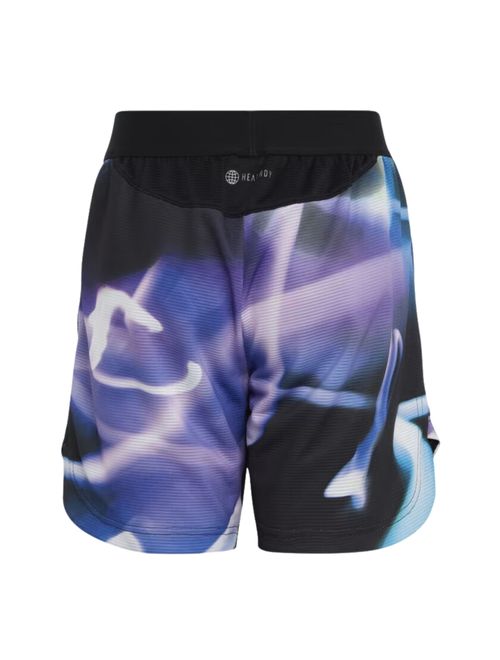 Shorts Adidas Hiit Infantil - Azul/Multicolor