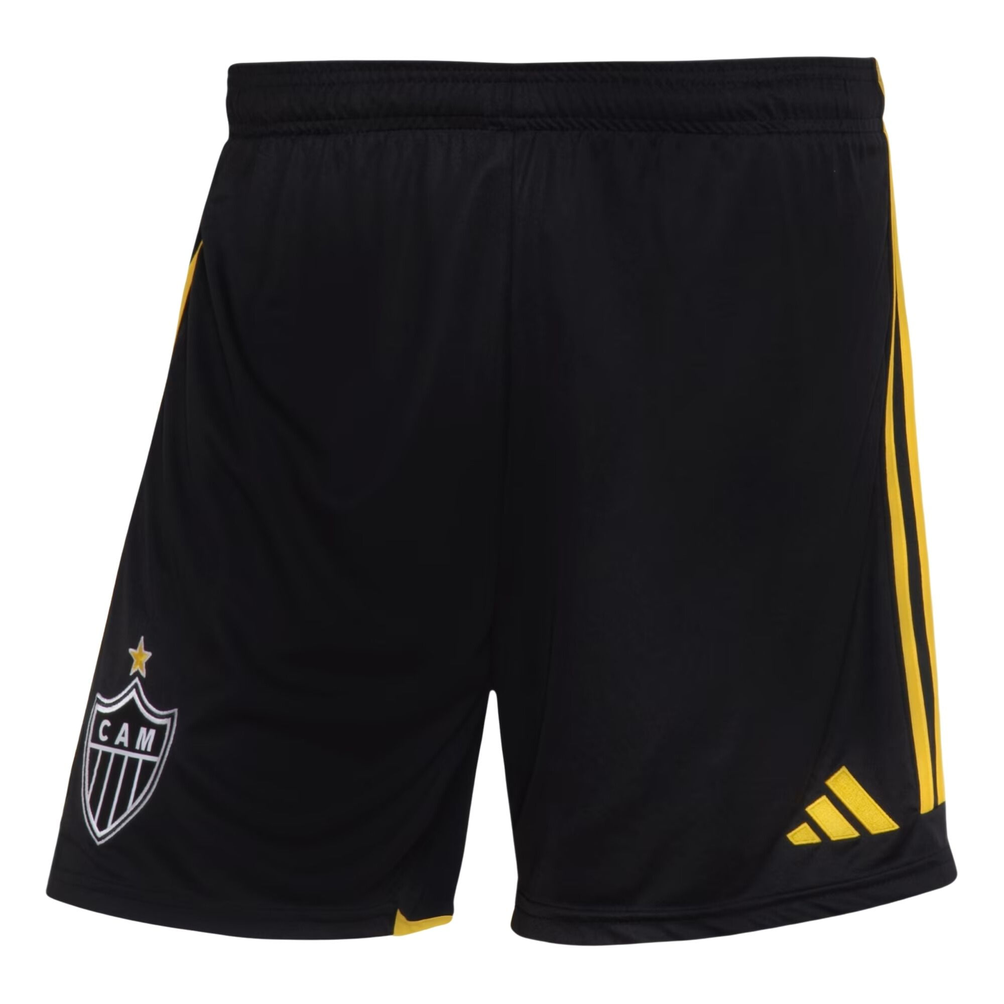 Calção Atletico Mineiro III 23 Adidas Masculino - Preto/Amarelo
