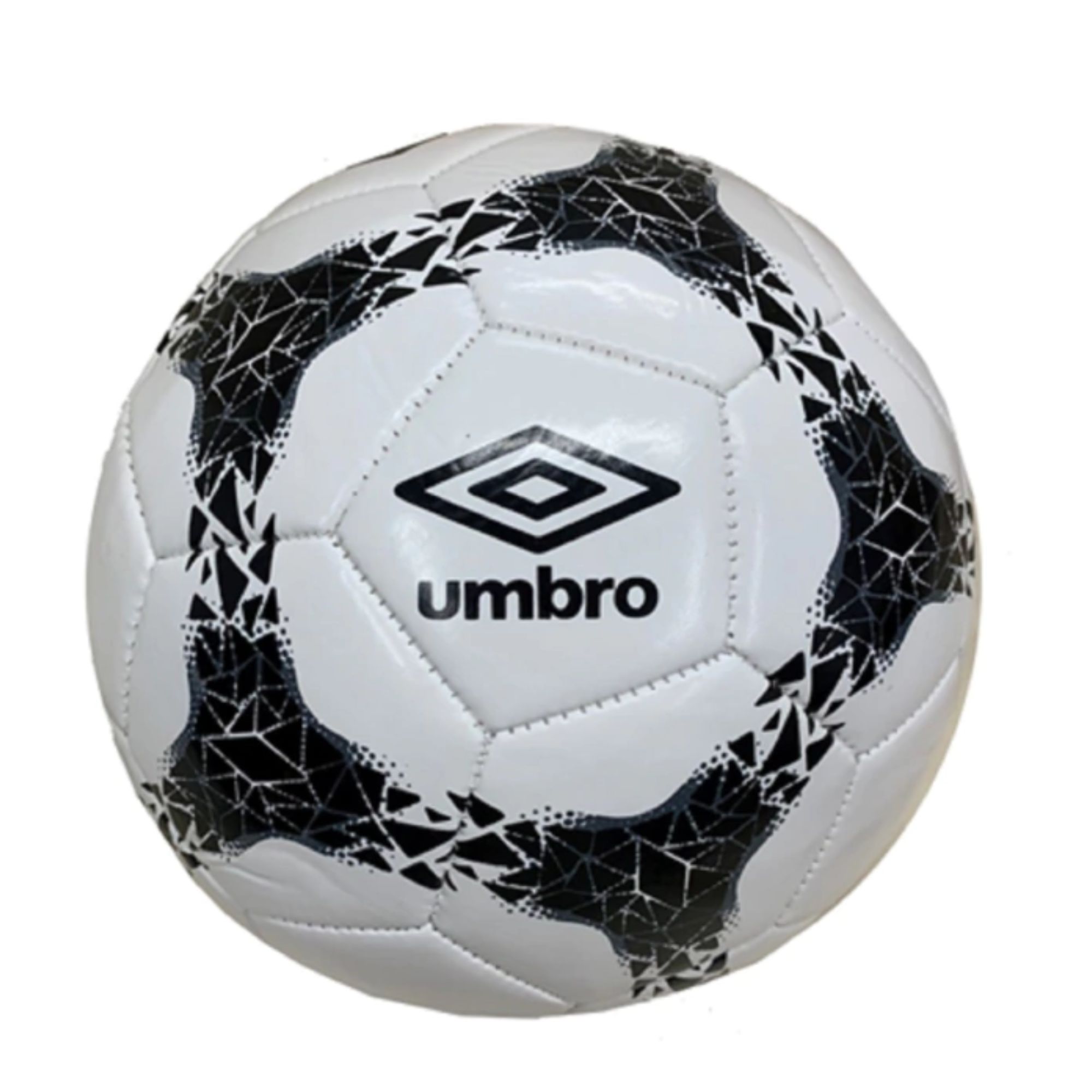 Mini Bola Santos 23 Umbro Unissex Branca/Preta Bayard Esportes