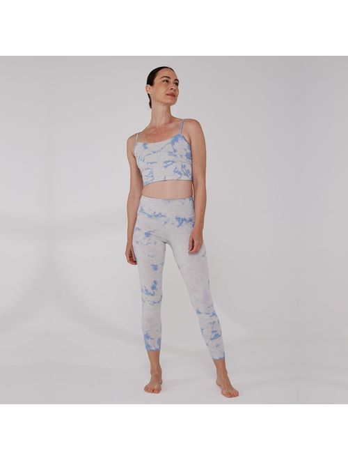 Legging Yoga Tye Dye Céu - Azul
