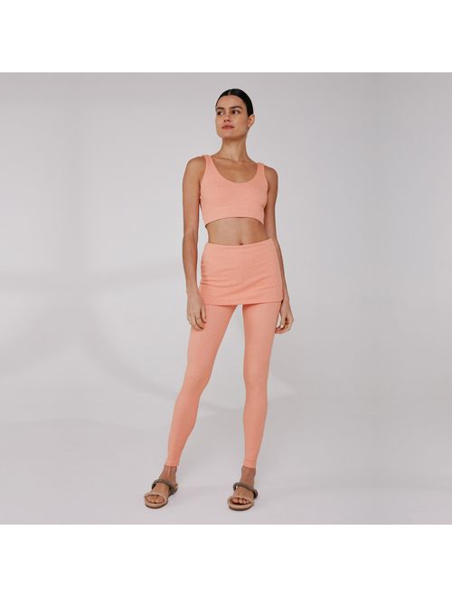 Legging Yoga Canelada Eleonora - Pêssego