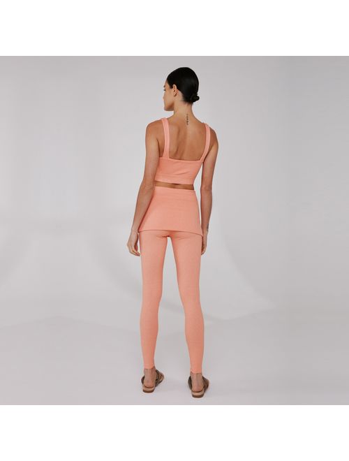 Legging Yoga Canelada Eleonora - Pêssego