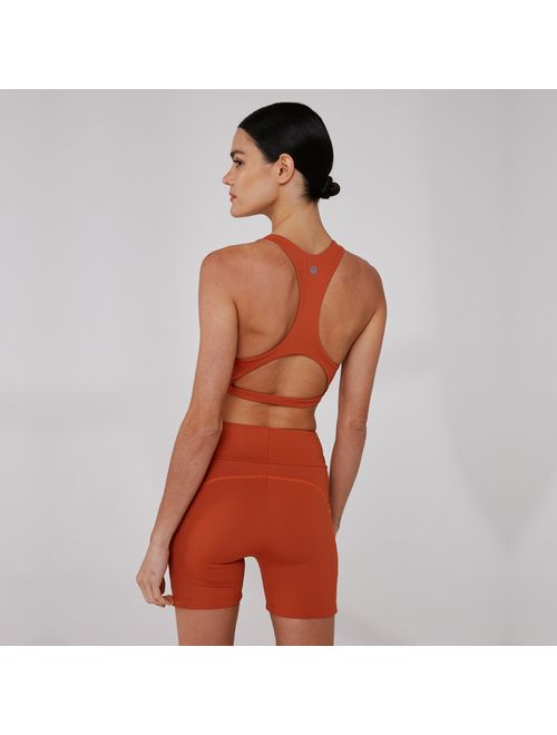 Short Fitness Bolso Uv Dry Maju - Bronze