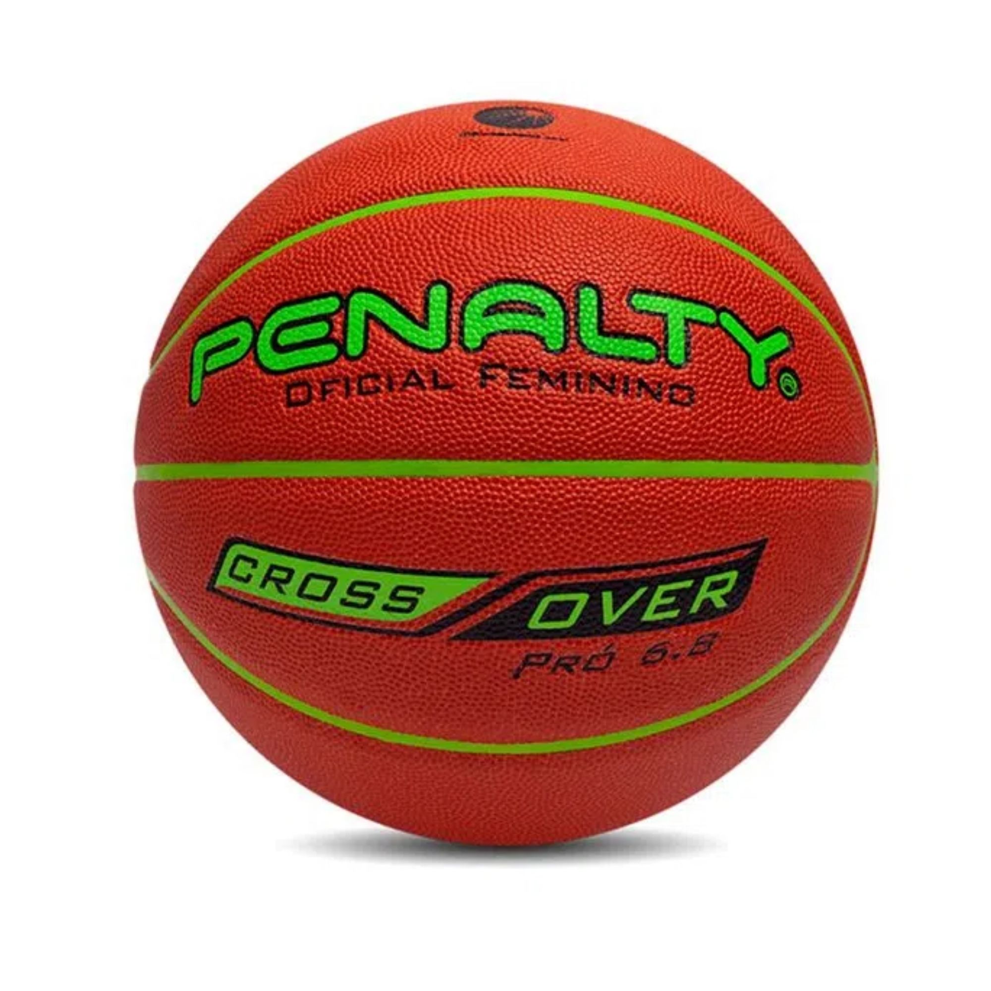 Bola Basquete 6.8 Penalty Crossover Feminina - Laranja/Verde