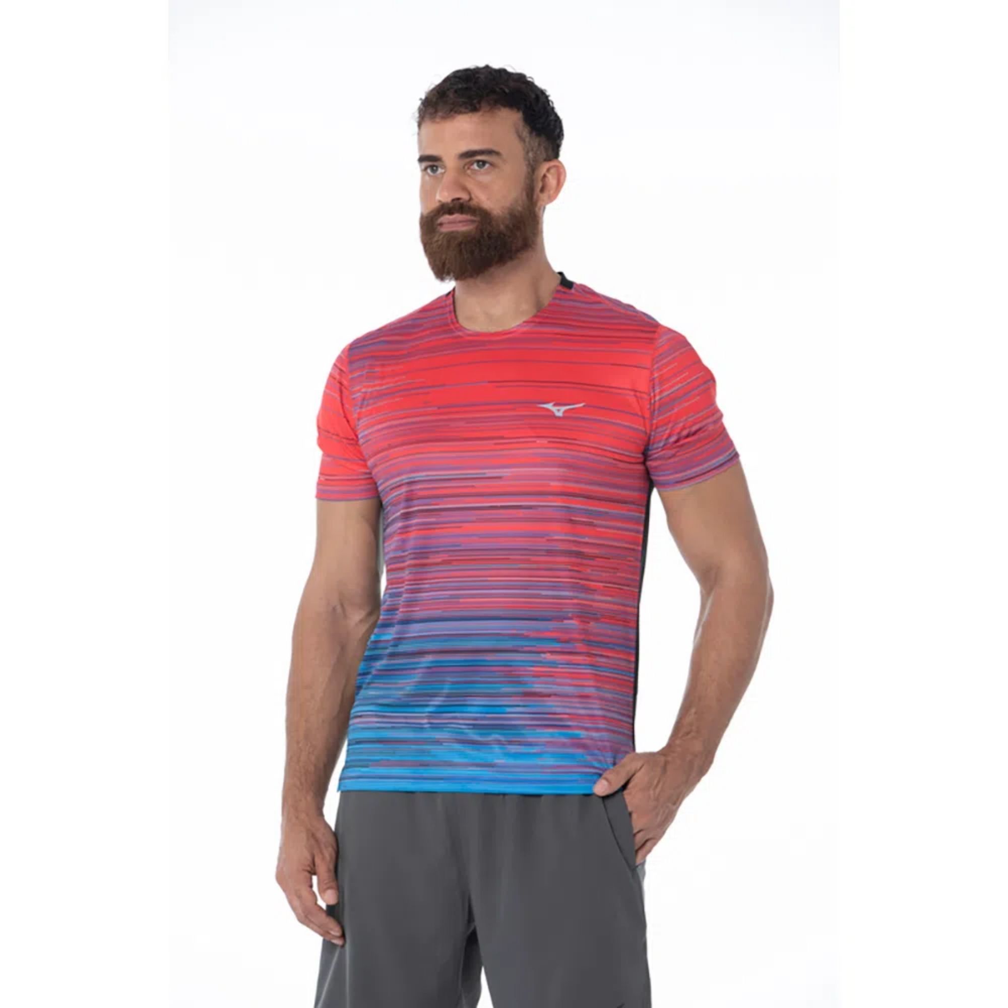 Camiseta Mizuno High Masculina - Multicolor