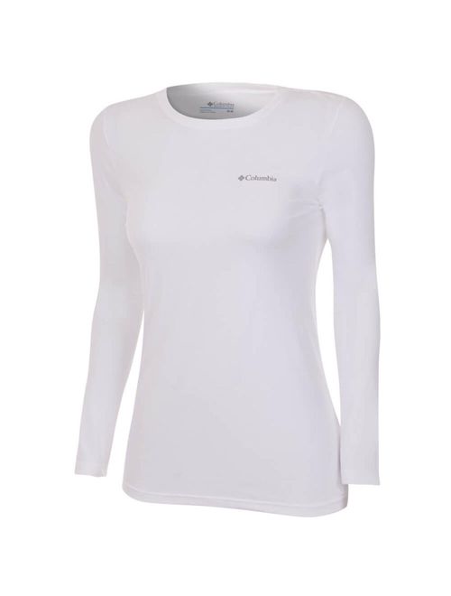 Camiseta Columbia M/L Neblina Feminina - Branca