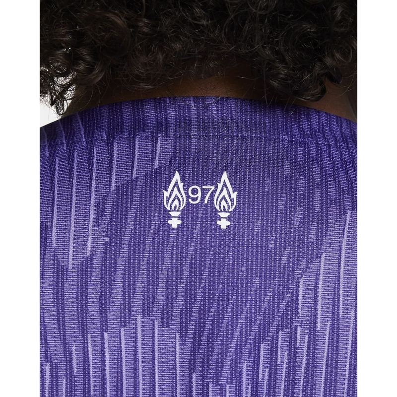 Camisa Liverpool FC 23/24 Nike Stadium Third Infantil - Roxa/Branca