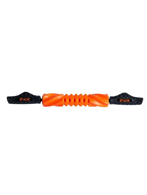 Bastão Massagem Acte Pro Unissex - Laranja/Preto