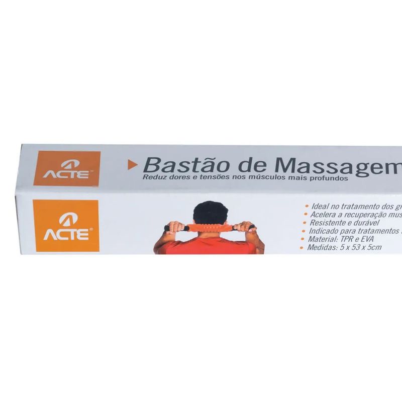Bastao-Massagem-Acte-Pro-Unissex---Laranja-Preto