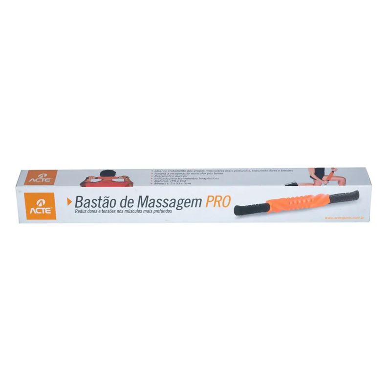 Bastao-Massagem-Acte-Pro-Unissex---Laranja-Preto