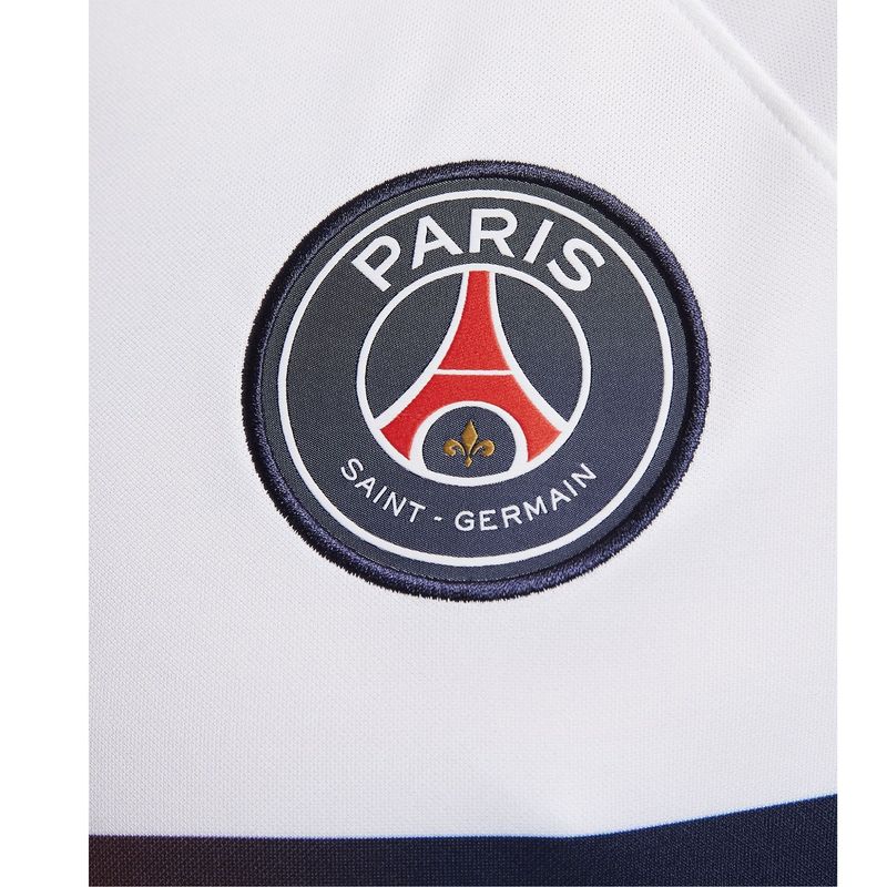 Camisa Paris Saint-Germain 23/24 Nike Stadium Away Masculina - Branca/Marinho
