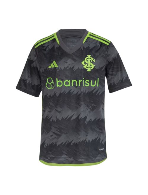 Camisa Internacional III 23 Adidas Infantil - Cinza/Verde