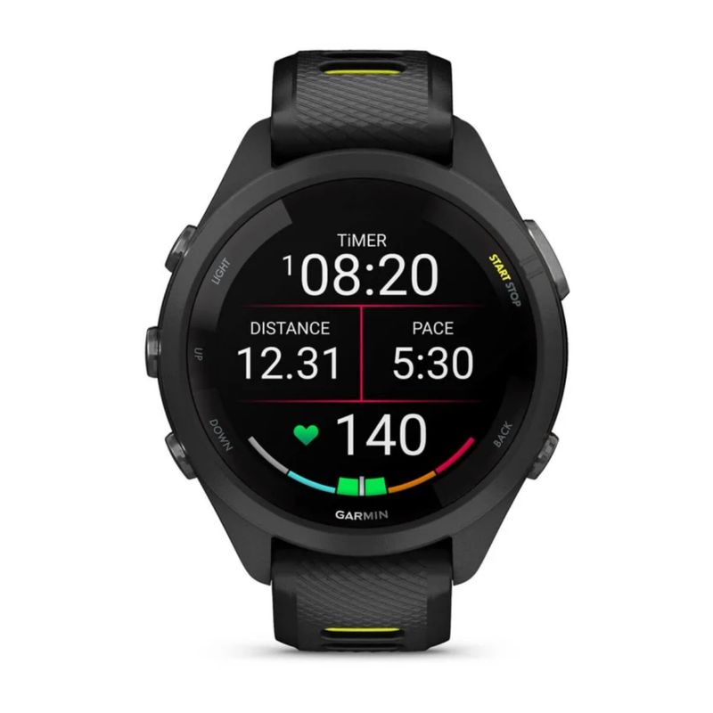 Relogio-Monitor-Cardiaco-Garmin-Forerunner-265S-Music-Unissex---Preto-Amarelo
