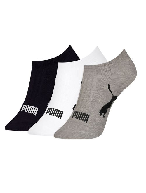 Kit Meia Sapatilha Invisível Puma 3 Pares Feminina - Multicolor