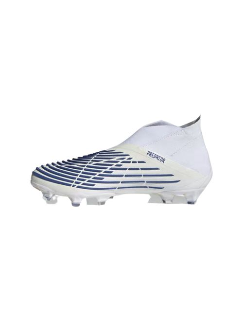 Chuteira Campo Adidas Predator Edge+ 22 Masculina - Branca/Azul