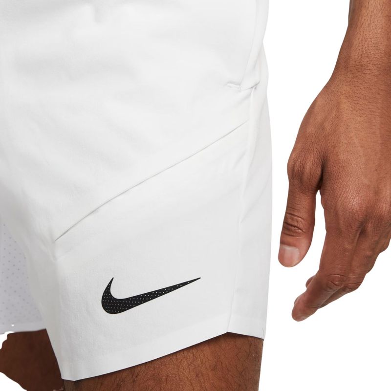Shorts Nike Court Dri-Fit Rafa 7 In Masculino - Branco
