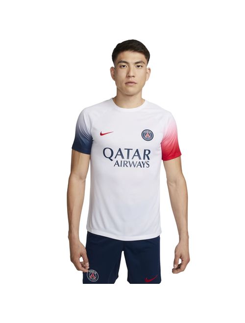 Camisa Paris Saint-Germain Nike Academy Pro Masculina - Branca/Azul