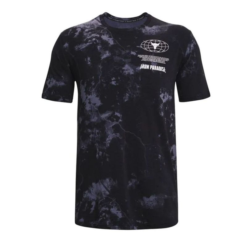 Camiseta Under Armour Project Rock Ip S Masculina - Preta