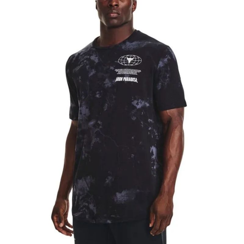 Camiseta Under Armour Project Rock Ip S Masculina - Preta