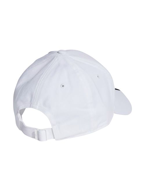 Boné Adidas Baseball 3 Listras Unissex - Branco