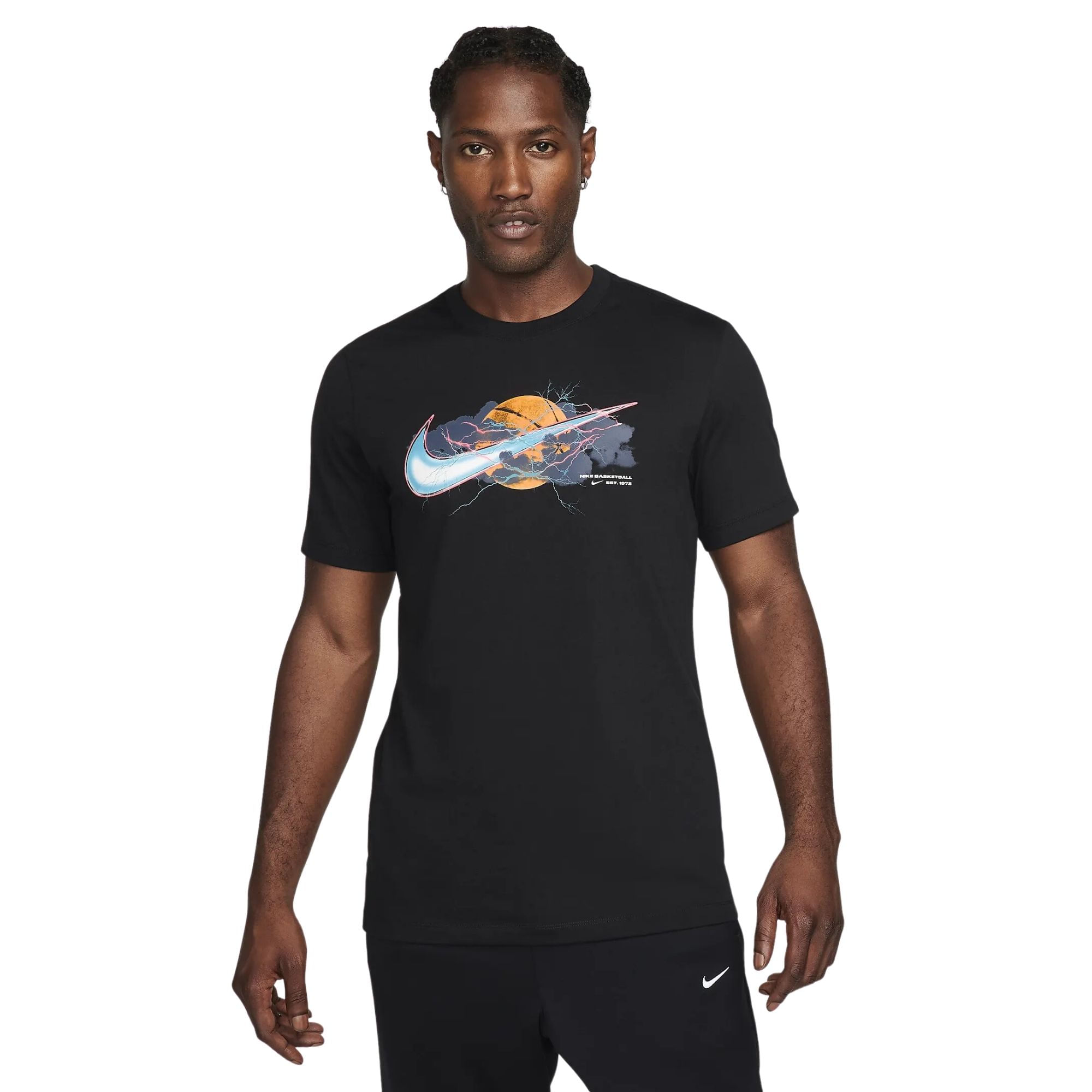 Camiseta Nike Swoosh P2 Masculina - Preta