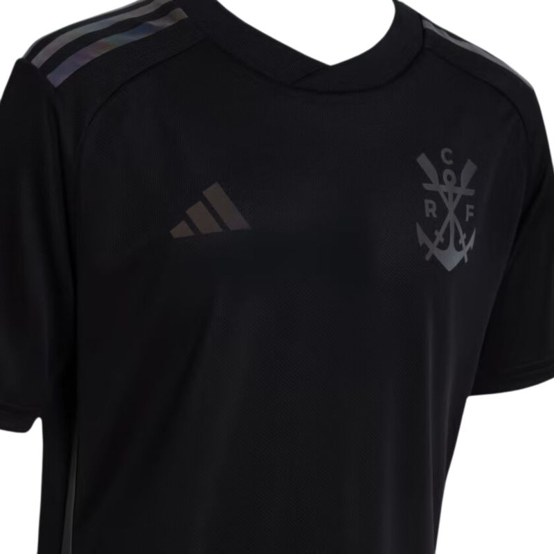Camisa-Flamengo-III-23-24-Adidas-Infantil---Preta