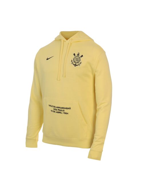 Blusão Corinthians III Nike Club Masculino - Amarelo