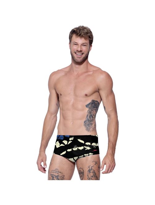 Sunga Speedo Standard Papillons Masculina - Preta/Azul