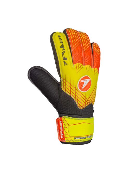 Luva Goleiro Poker Training Focus Infantil - Amarela/Preta
