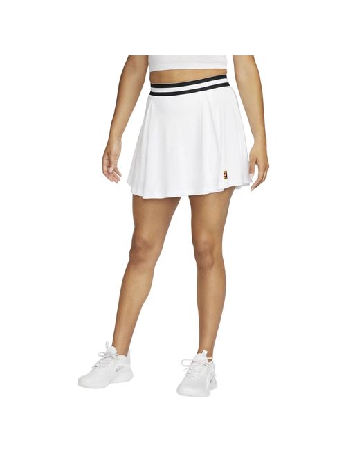 Saia Nikecourt Dri-Fit Heritage Feminina - Branca