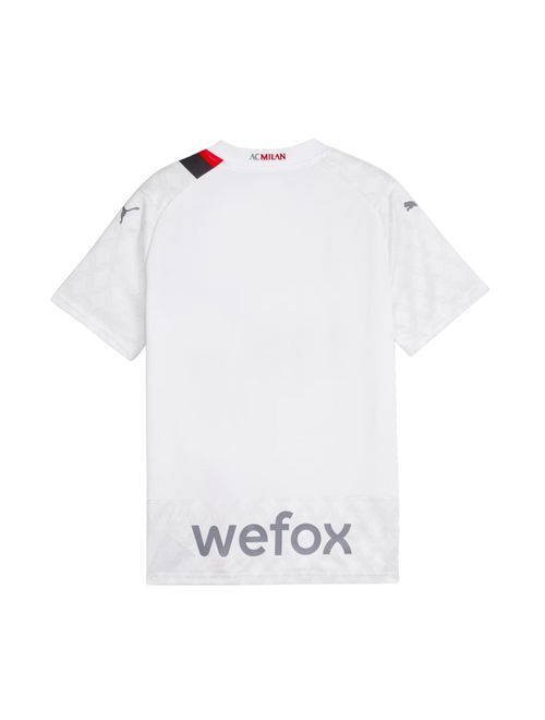 Camisa Ac Milan II 23/24 Puma Infantil - Branca/Vermelha