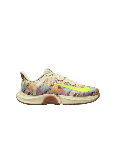 Tênis Nike Court Air Zoom Gp Turbo Osaka Feminino - Bege/Multicolor