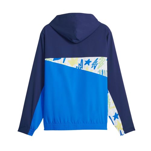 Jaqueta Com Capuz Neymar Jr Puma Football Masculina - Azul