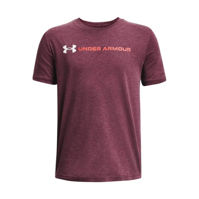 Camiseta-Under-Armour-Logo-Team-Issue-Wordmark-Ss-Infantil---Vinho
