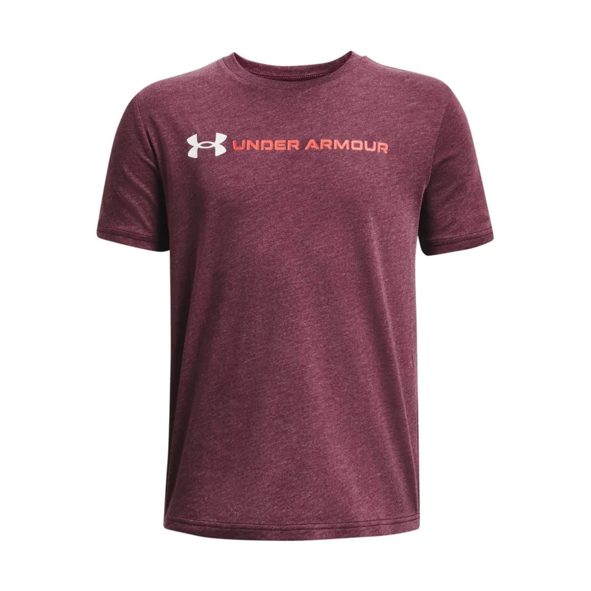 Camiseta Under Armour Logo Team Issue Wordmark Ss Infantil - Vinho
