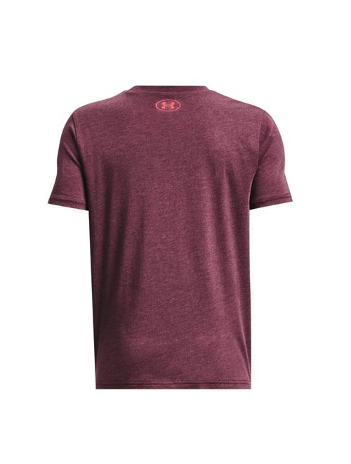 Camiseta Under Armour Logo Team Issue Wordmark Ss Infantil - Vinho