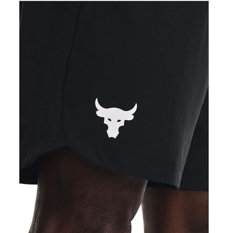 Bermuda-Under-Armour-Project-Rock-Woven-Masculina---Preta
