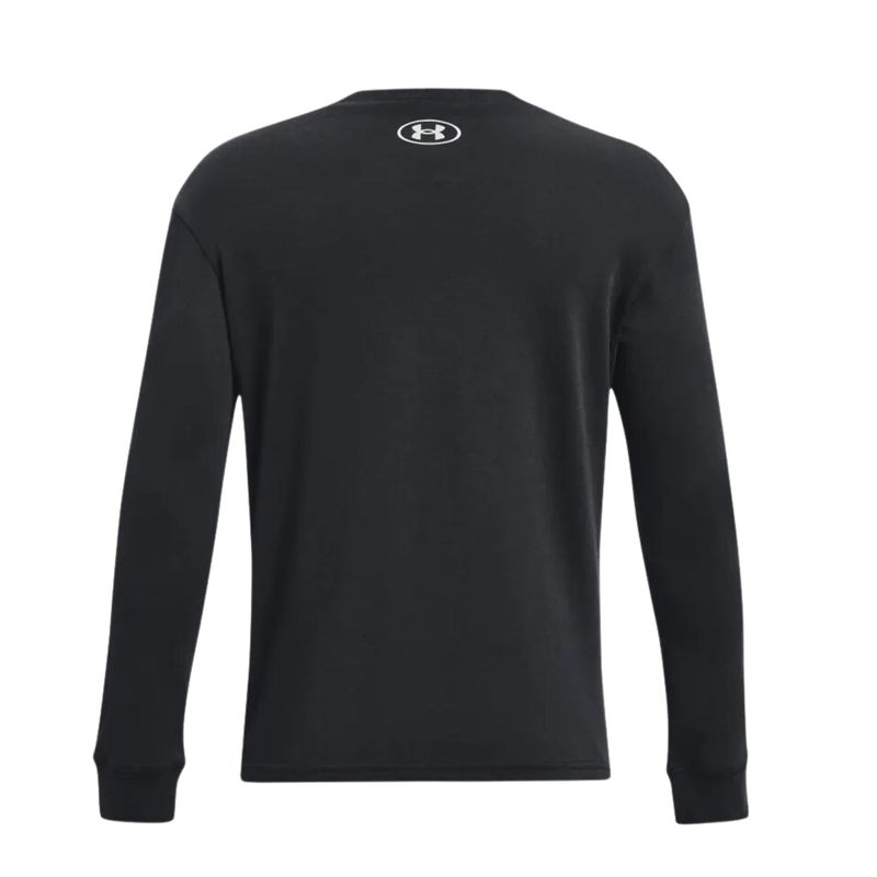 Camiseta Manga Longa Under Armour Project Rock Multi Color Ls Infantil - Preta