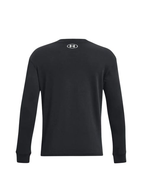 Camiseta Manga Longa Under Armour Project Rock Multi Color Ls Infantil - Preta