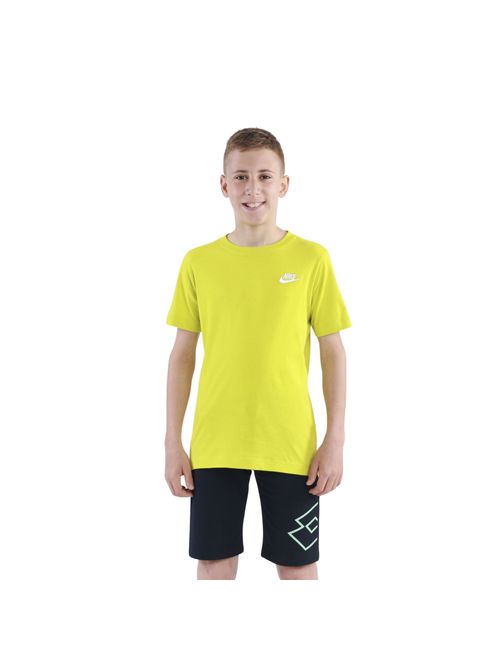 Camiseta Nike Sportswear Emb Futura Infantil - Amarela