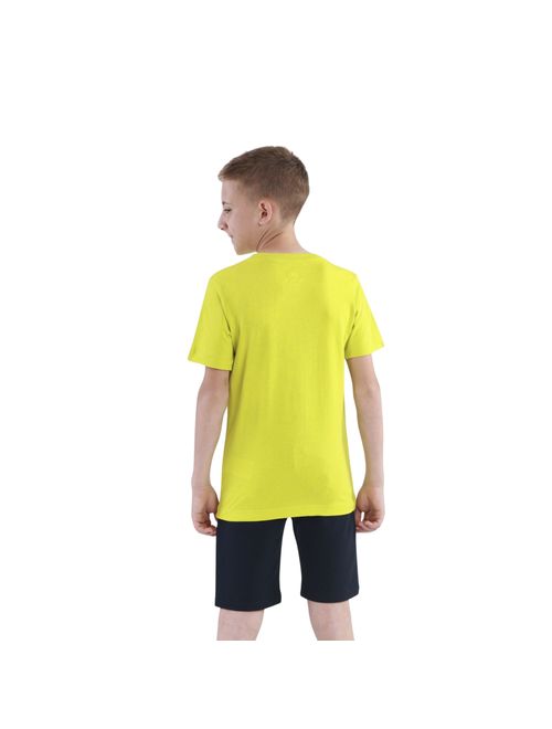 Camiseta Nike Sportswear Emb Futura Infantil - Amarela