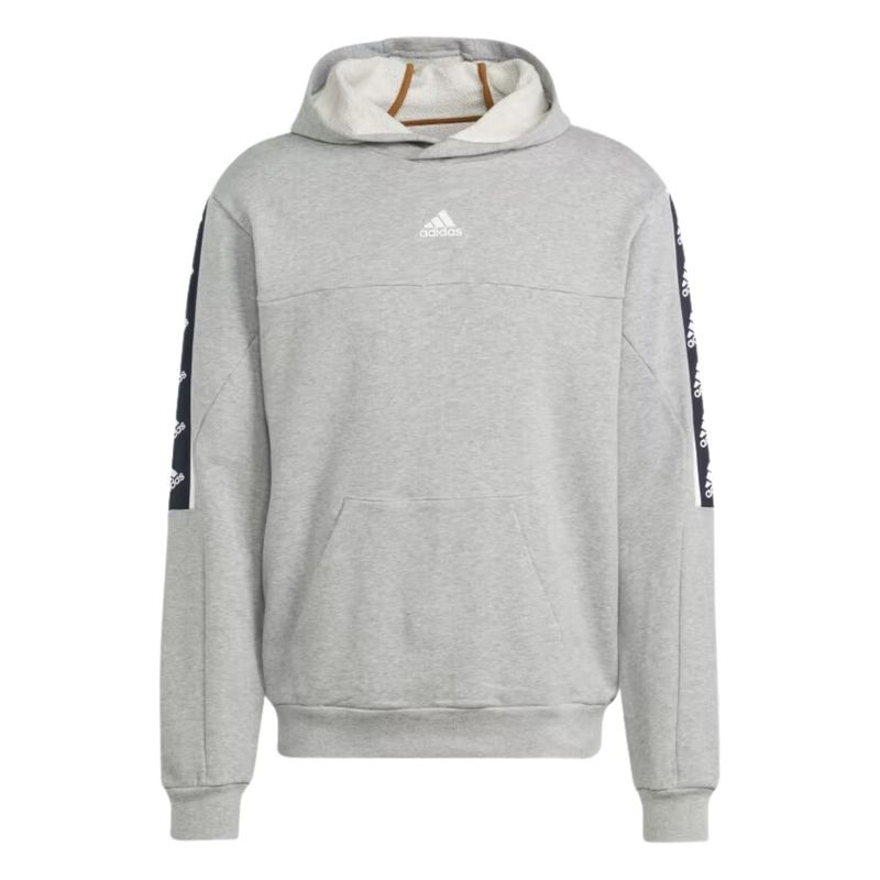 Blusão Com Capuz Adidas Brand Love Masculino - Cinza