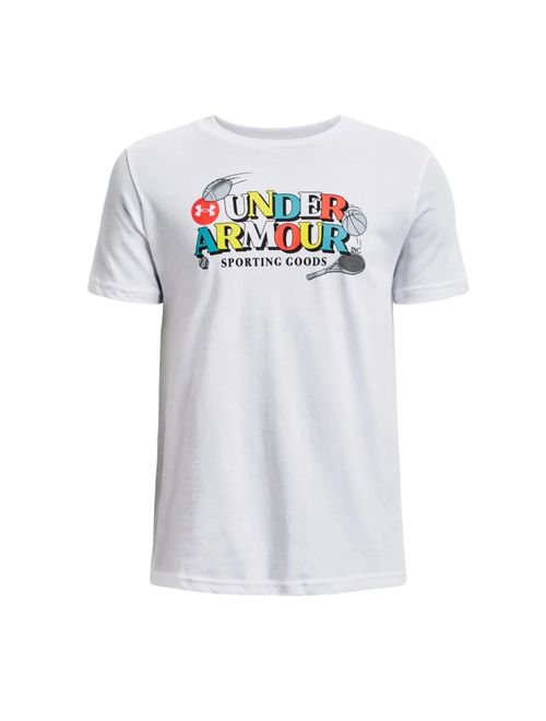 Camiseta Under Armour Sporting Goods Infantil - Branca